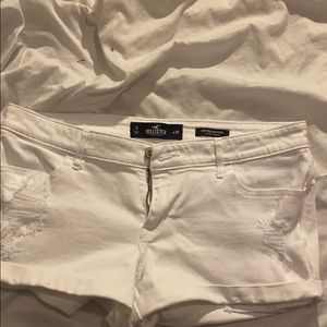 White Hollister Shorts